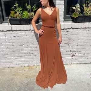 NWT rust Kennedy blue bridesmaid dress sz 00